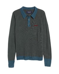 Noon Goons Stripe Polo In Bluegreen At Nordstrom