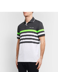 RLX Ralph Lauren Striped Stretch Jersey Golf Polo Shirt