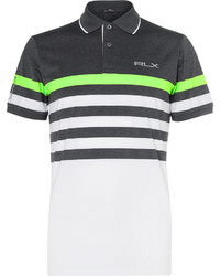 RLX Ralph Lauren Striped Stretch Jersey Golf Polo Shirt