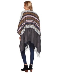 San Diego Hat Company Bsp3540 Poncho With Fringe Clothing