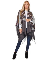 San Diego Hat Company Bsp3540 Poncho With Fringe Clothing