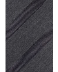 BOSS Stripe Silk Wool Skinny Tie