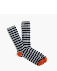 J.Crew Italian Cashmere Striped Socks