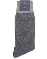 Corgi Kingsman Striped Cotton Blend Socks