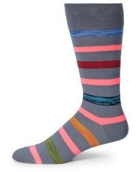 Paul Smith Neon Stripe Dress Socks