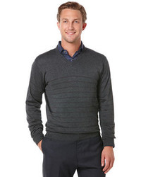 Charcoal Horizontal Striped Sweater