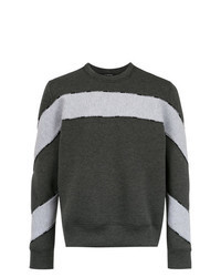 Charcoal Horizontal Striped Sweatshirt