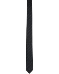 Thom Browne Grey Pinstripe Tie