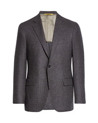 Canali Kei Classic Fit Houndstooth Sport Coat