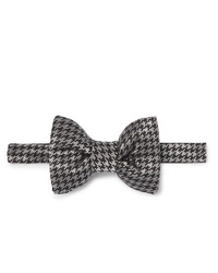 Charcoal Houndstooth Bow-tie