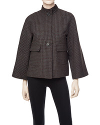 Charcoal Houndstooth Outerwear
