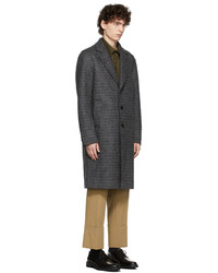 Harris Wharf London Grey Wool Double Faced Coat
