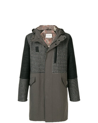 Charcoal Houndstooth Parka