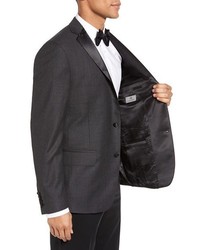 JB Britches Classic Fit Houndstooth Wool Dinner Jacket