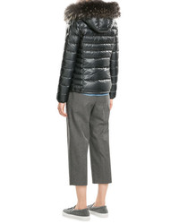 Duvetica Down Jacket With Fur Trimmed Hood