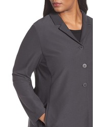 Eileen Fisher Plus Size Washable Stretch Crepe Shaped Jacket