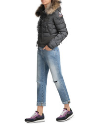 Parajumpers Skimaster Down Jacket With Fur Trimmed Hood