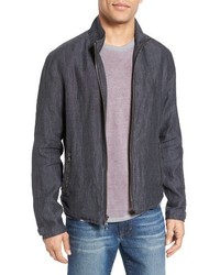 John Varvatos Star Usa Zip Front Linen Jacket
