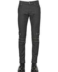 Versus 165cm Multi Zip Stretch Denim Jeans
