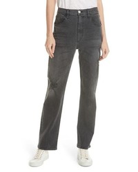 3x1 NYC Addie Distressed Loose Fit Jeans