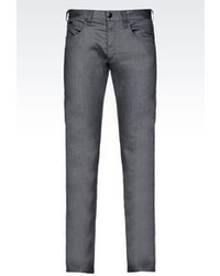 Armani Collezioni Slim Fit Grey Wash Jeans