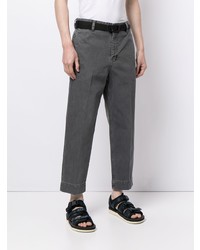 Solid Homme Belted Waist Jeans