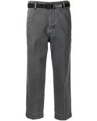 Solid Homme Belted Waist Jeans