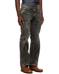 Y/Project Black Acid Wash Wire Jeans