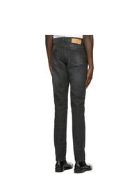 AMI Alexandre Mattiussi Black Slim Fit Jeans