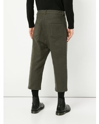 Rick Owens Collapse Cropped Jeans