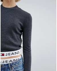 Tommy Jeans Crop Top With Logo Band