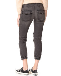 Nili Lotan Cropped French Military Jeans