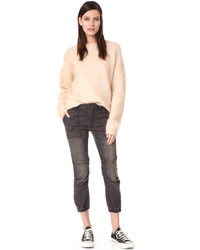 Nili Lotan Cropped French Military Jeans