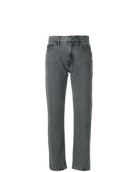 Ck Jeans Cropped Straight Leg Jeans