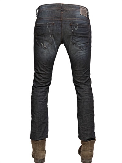 Diesel 18cm Thavar Skinny Distressed Jeans, $276 | LUISAVIAROMA | Lookastic