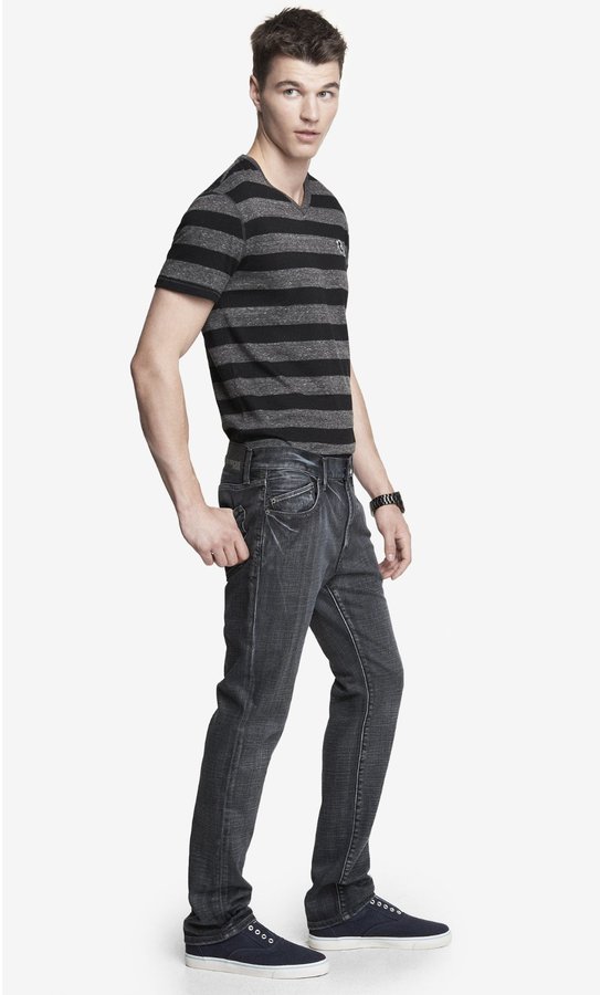 Express Rocco Slim Fit Skinny Leg Jean, $88 | Express | Lookastic