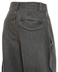 Isabel Marant Extreme Oversize Cotton Denim Jeans