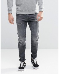 G Star G Star 5620 3d Slim Jeans In Washed Gray