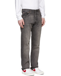 Levi's Grey 501 93 Straight Jeans