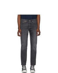 Levis Grey 501 Slim Taper Jeans