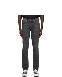 Nudie Jeans Grey Lean Dean Jeans