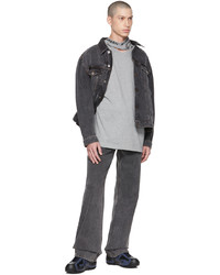 Y/Project Grey Y Belt Jeans