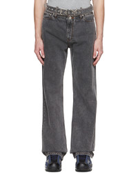 Y/Project Grey Y Belt Jeans