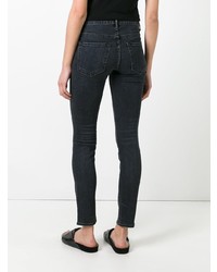 Helmut Lang High Waisted Cropped Jeans