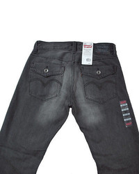 Levi's Levis 514 Jeans Slim Straight Charcoal Grey 006630031 Back Pocket 30 32 36