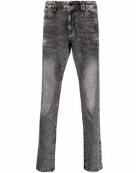 Philipp Plein Logo Plaque Slim Fit Jeans