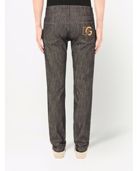 Dolce & Gabbana Low Rise Tapered Jeans