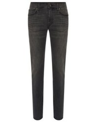 Hugo Boss Maine Regular Fit 8 Oz Cotton Jeans 3234 Charcoal