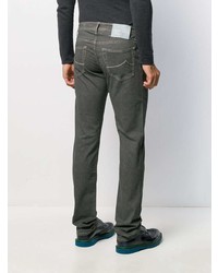 Jacob Cohen Mid Rise Straight Leg Jeans