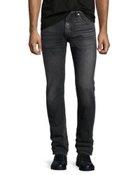 Helmut Lang Mr 87 Faded Slim Fit Jeans Gray